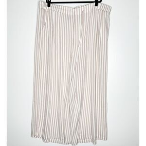Torrid 2024 Pull-On Wide Leg High Waist Stripe Drawstring Pant Women's Size 4X